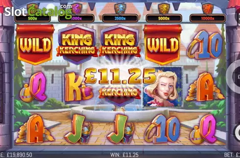 Win Screen 3. King Kerching slot