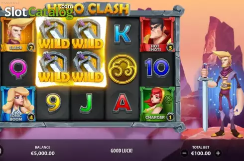 Bildschirm9. Hero Clash slot