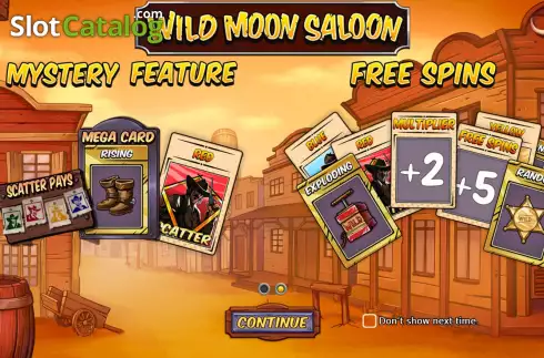 Schermo2. Wild Moon Saloon slot