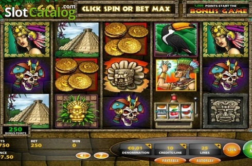 Skärmdump2. Maya Gold (IGT) slot