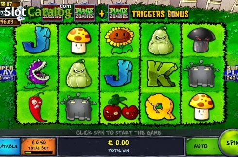 画面2. Plants vs Zombies: Backyard Showdown カジノスロット