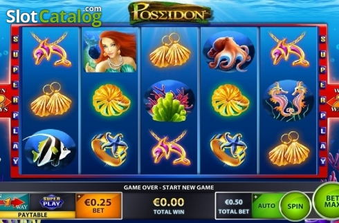 Bildschirm2. Poseidon (IGT) slot