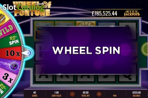 Wheel Spin. Mega Jackpots Wheel of Fortune on Air slot