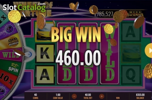 Big Win. Mega Jackpots Wheel of Fortune on Air slot