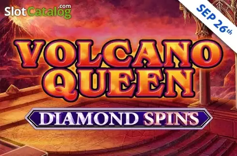 Volcano Queen Diamond Spins Logo