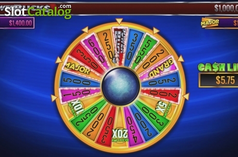 画面5. Powerbucks Wheel of Fortune Exotic Far East カジノスロット