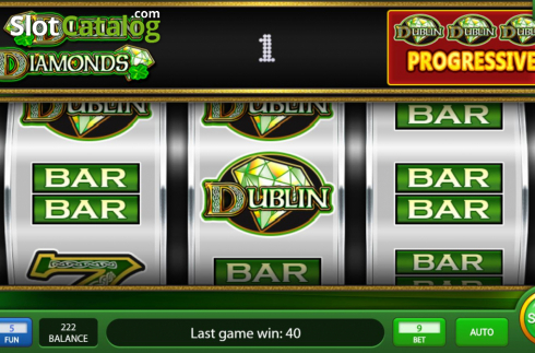 Win Screen 1. Dublin Diamonds slot