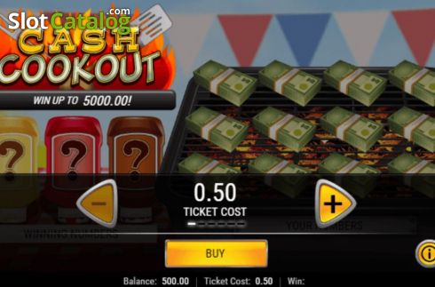 Game Screen. Cash Cookout slot