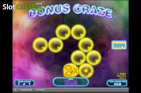 Bonus Craze. Bubble Craze Machine à sous