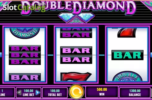 Win Screen 3. Double Diamond slot