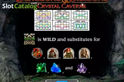 Screen4. Dungeons and Dragons Crystal Caverns slot