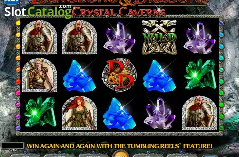 Ekran8. Dungeons and Dragons Crystal Caverns yuvası