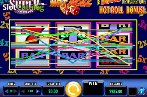 Schermo8. Super Times Pay Hot Roll slot