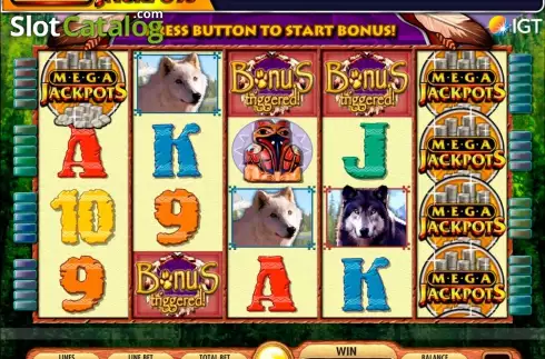 Captura de tela9. MegaJackpots Wolf Run slot