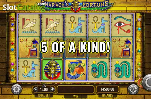Win Screen 2. Pharaoh's Fortune slot