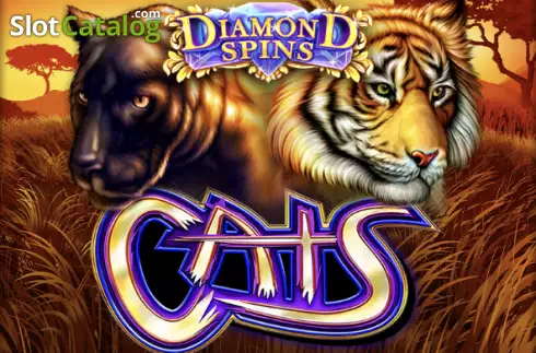 Cats Diamond Spins ロゴ