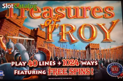 Screen4. Treasures of Troy slot