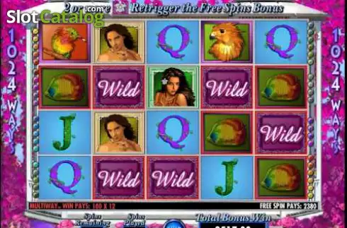 Freespins. White Orchid slot