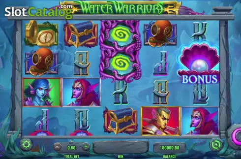 Bildschirm2. Water Warriors slot
