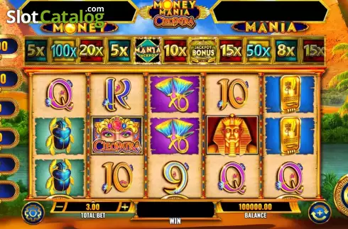 Bildschirm2. Money Mania Cleopatra slot