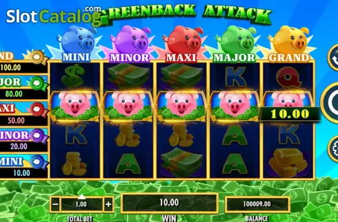 Schermo4. Greenback Attack slot