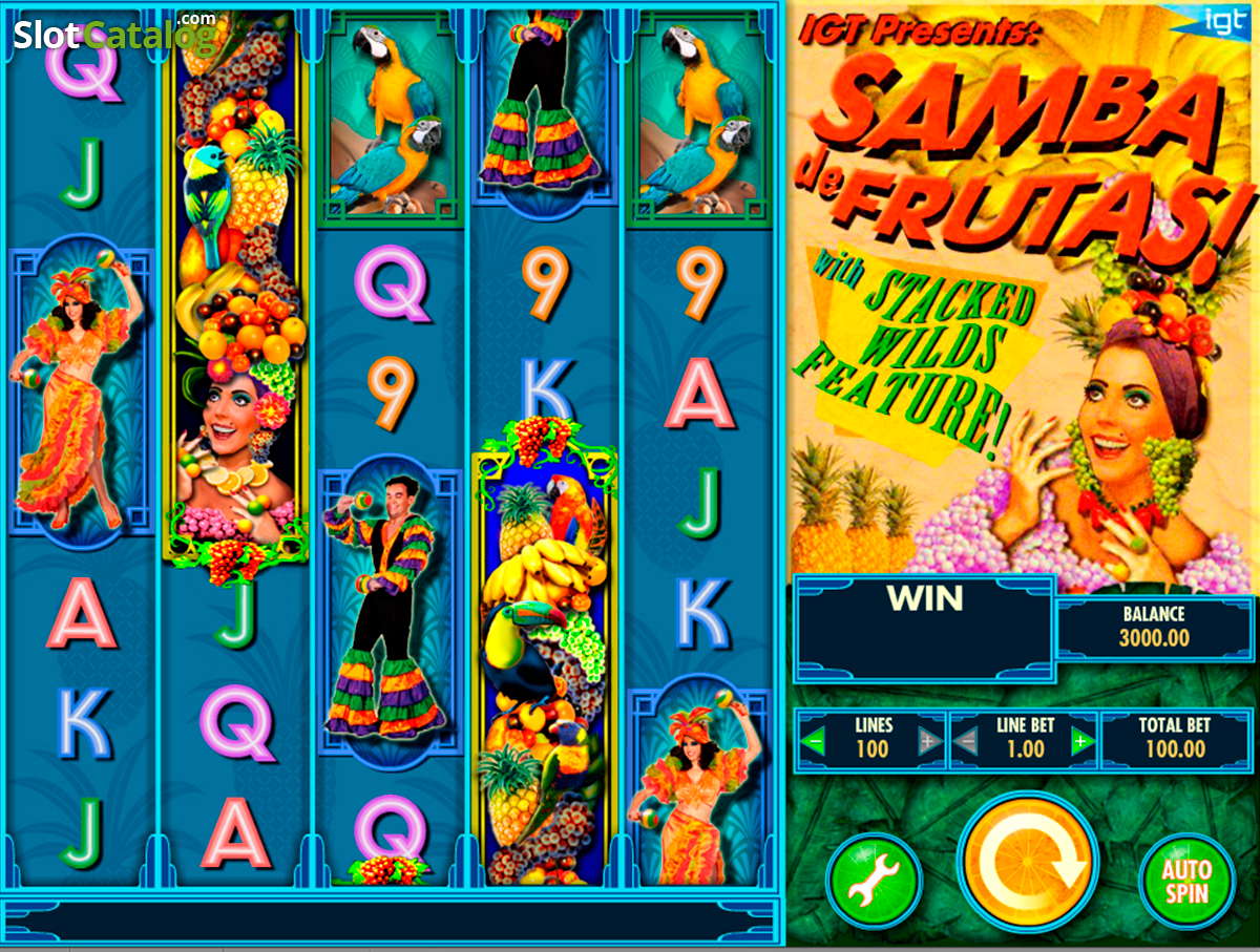 samba de fruits игровой автомат