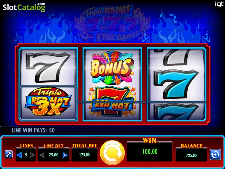 Free Sizzling 7 Slot Games