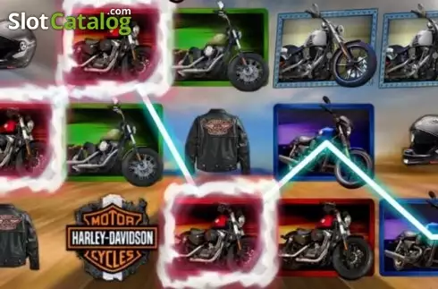 Win Screen . Harley-Davidson Freedom Tour slot