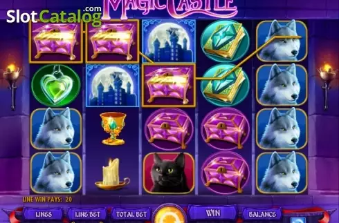 Bildschirm 2. Magic Castle slot