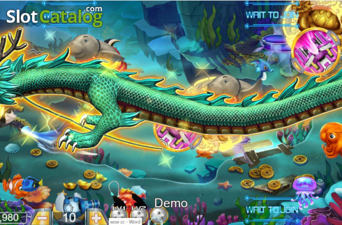 Reel screen 2. Dragonball Fishing slot