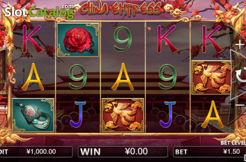 Reel screen. China Empress (Iconic Gaming) slot