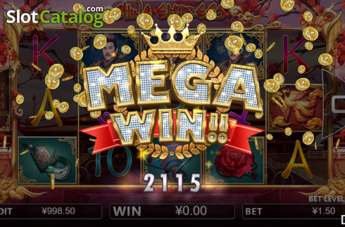 Win screen 1. China Empress (Iconic Gaming) slot