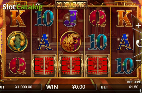 Reel screen. Golden Empire (Iconic Gaming) slot