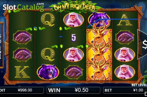 Win screen 1. Oh My Rich Deer slot