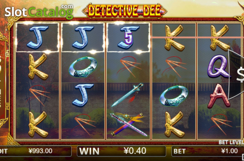 Win screen 1. Detective Dee (Iconic Gaming) slot
