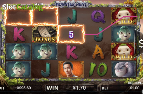 Skärmdump4. Monster Hunt (Iconic Gaming) slot