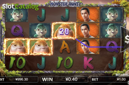 Win screen 3. Monster Hunt (Iconic Gaming) slot