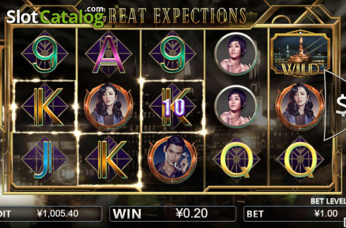 Win screen 3. Great Expectations slot