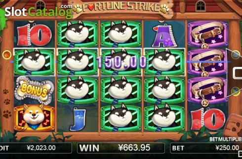 Win screen 3. Fortune Strike slot