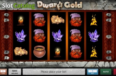 画面2. Dwarf's Gold カジノスロット