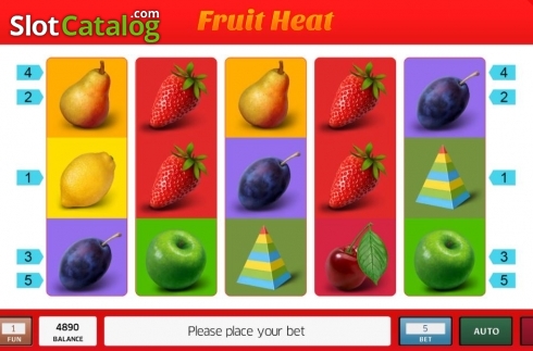 Reel Screen. Fruit Heat slot