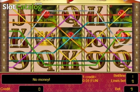 Game Screen. Heart of Princess slot