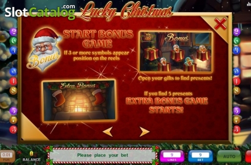 Écran5. Lucky Christmas (InBet Games) Machine à sous