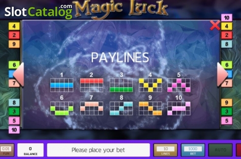 Bildschirm4. Magic Luck slot
