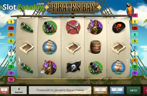 Reels screen. Pirates Bay slot