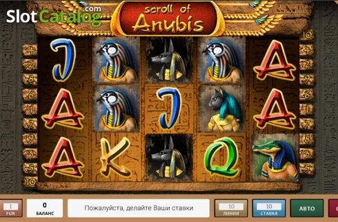 Skärmdump2. Scroll Of Anubis slot