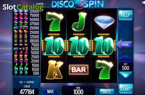 Win 1. Disco Spin 3x4 slot