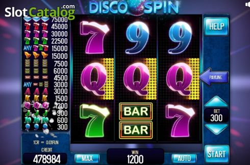 Win 3. Disco Spin 3x4 slot