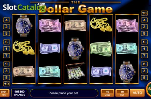 Reel Screen. The Dollar Game slot