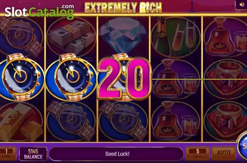 Win Screen 3. Extremely Rich slot